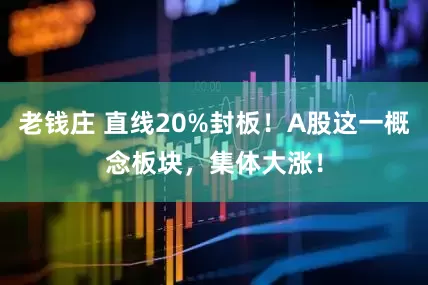 老钱庄 直线20%封板！A股这一概念板块，集体大涨！